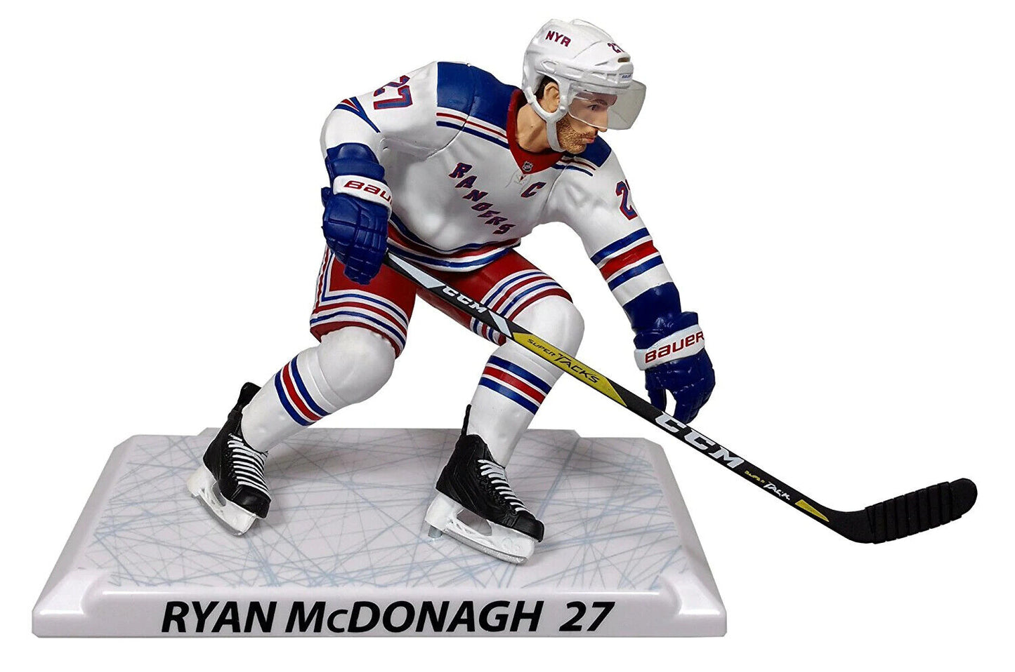 Nhl Figure 6-Inch Ryan Mcdonagh - New York Rangers Action Figure Statue Hockey