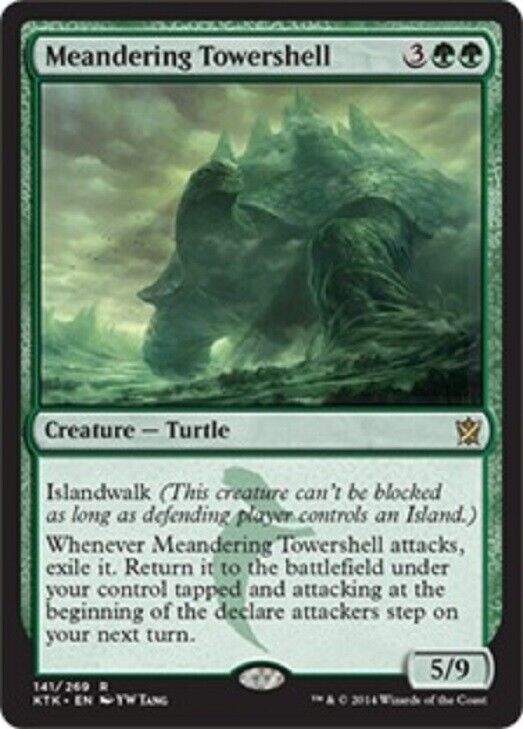 MTG MTG 1X Meandering Towershell Khans of Tarkir card Magic The Gathering NM