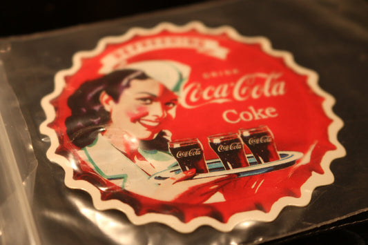 Coca Cola Vintage Stickers Decals Woman Bottle Laptop Window Bumper Door 110