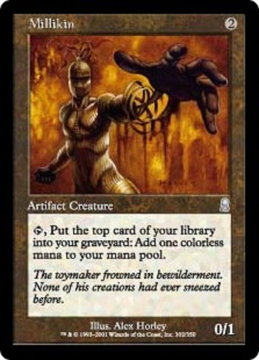 MTG MTG 1x   Millikin Odyssey Magic the Gathering card