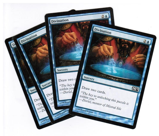 MTG MTG Divination 2012 Core Set (C) X4 4x Magic the GAthering - Draw Two Cards