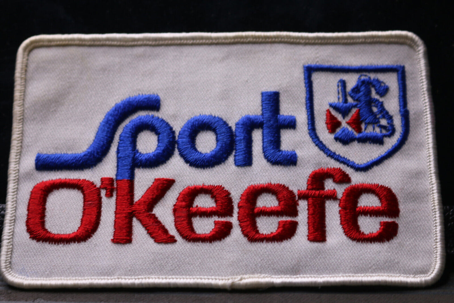 Rare Vintage Carling O'Keefe Sports Patches Hipster Jacket Patch Crest 738R