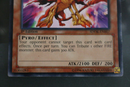 1X Hazy Flame Hyppogrif - Sdok-En007 - Common - 1St Edition Yugioh Card Toy Game