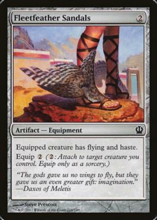 MTG MTG 4x Fleetfeather Sandals Theros card Magic the gathering