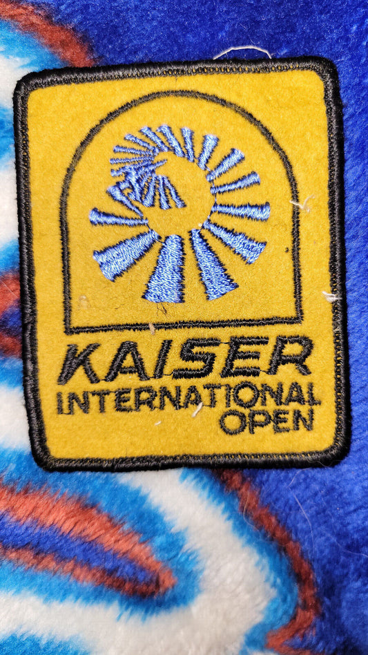 Vintage Shoulder Patche Souvenir Kaiser International Open