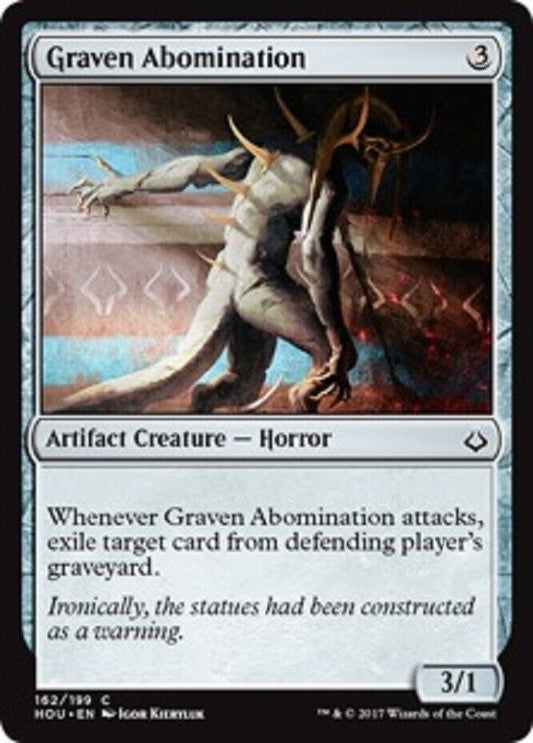 MTG MTG 4x Graven Abomination Pharaohs Hour of Devastation cards Magic The Gathering