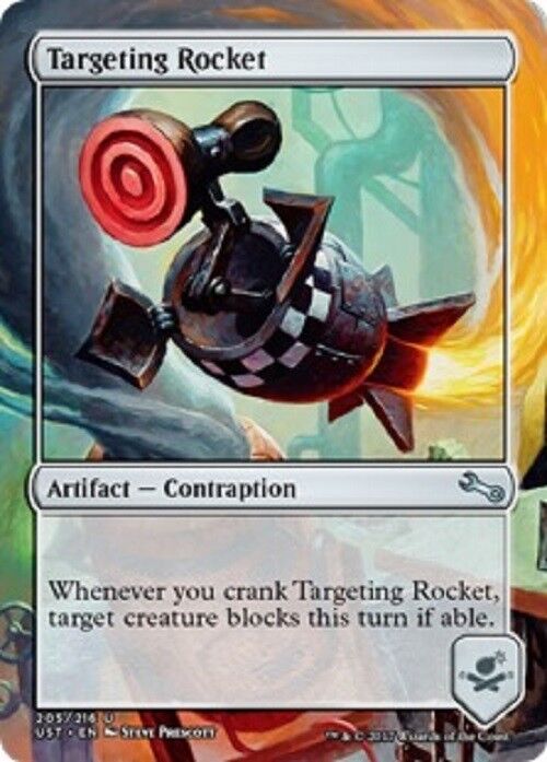 MTG MTG 1X Targeting Rocket NM Unstable card Magic The Gathering FreshPack