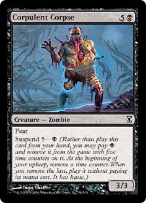 MTG Corpulent Corpse Time Spiral  FOIL MTG Magic the Gathering Card Commander Pauper