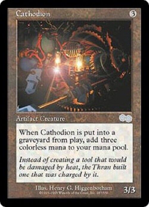 MTG MTG 1x  Cathodion UZ Urza's Saga Magic The Gathering cards