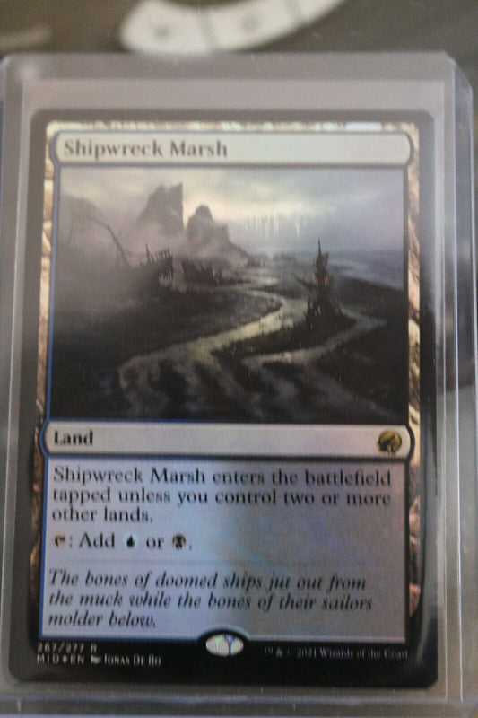 MTG MTG 1x   Shipwreck Marsh Foil Innistrad: Midnight Hunt  Magic the Gathering