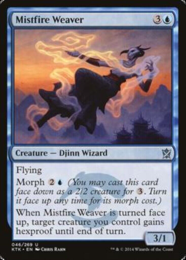 MTG MTG 1x  Mistfire Weaver Khans of Tarkir Card Magic The Gathering