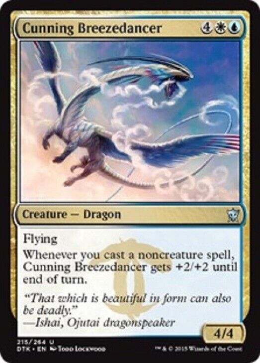 MTG 1x Cunning Breezedancer Dragons of Tarkir card MTG Magic The Gathering