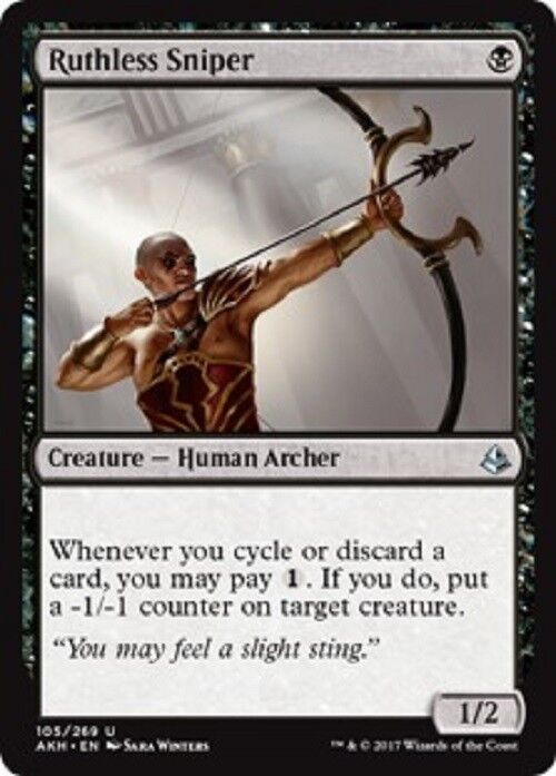 MTG 1x Ruthless Sniper  Amonkhet NM Magic the Gathering card