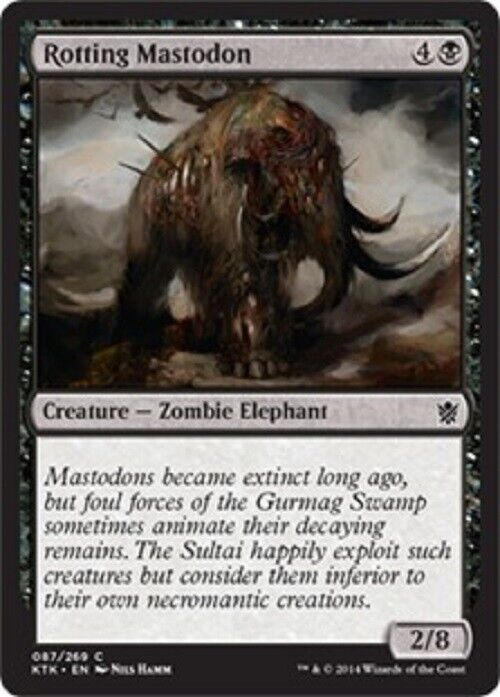 MTG MTG 4x Rotting Mastodon Khans of Tarkir Cards Magic The Gathering