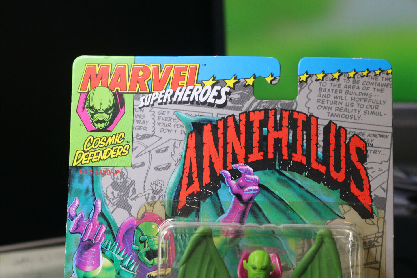 Annihilus Action Figure Toy Biz 1992 Marvel Super Heroes Boxed