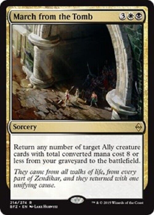 MTG x1 March from the Tomb Battle for Zendikar Magic the Gathering card