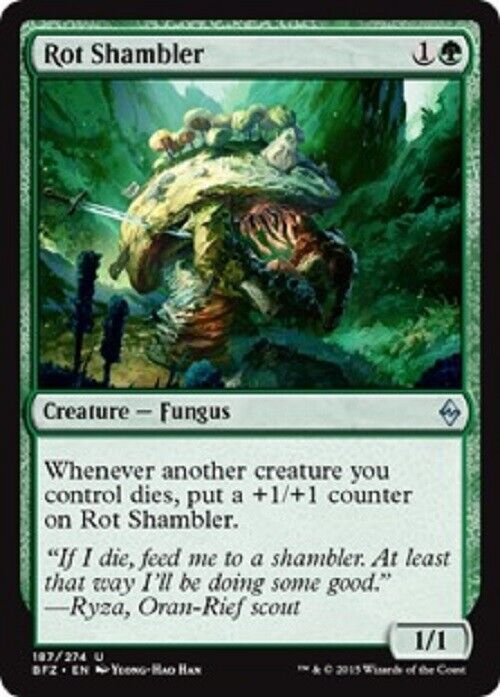 MTG Rot Shambler BFZ Battle for Zendikar  MTG Magic the Gathering card