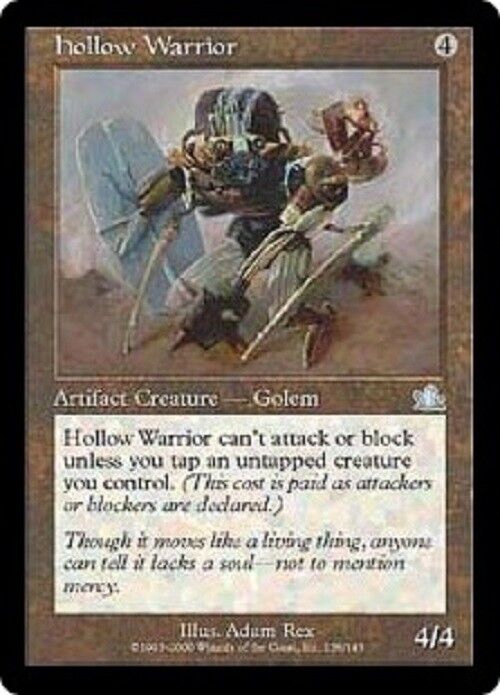 MTG MTG 1x Hollow Warrior Prophecy card Magic The Gathering NM