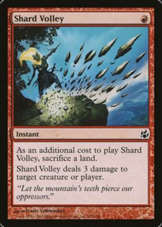 MTG MTG 1x Shard Volley Morningtide card Magic the gathering