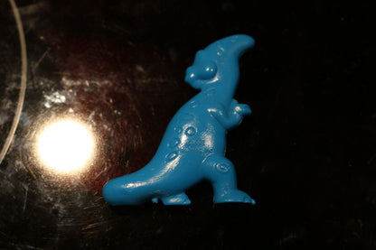 1992 Flintstones Blue Dinosaur Dino Pvc Figure Cereal Premium Parasaurolophus