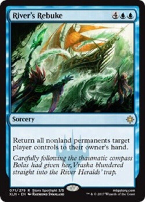 MTG MTG 1x River's Rebuke Ixalan  Card Magic The Gathering