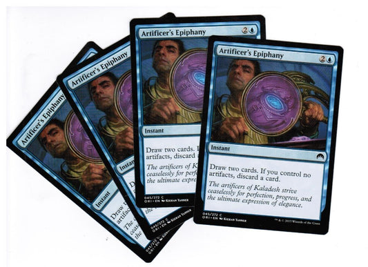 MTG MTG Artificer's Epiphany Magic Origins x4 4x Magic the GAthering cards