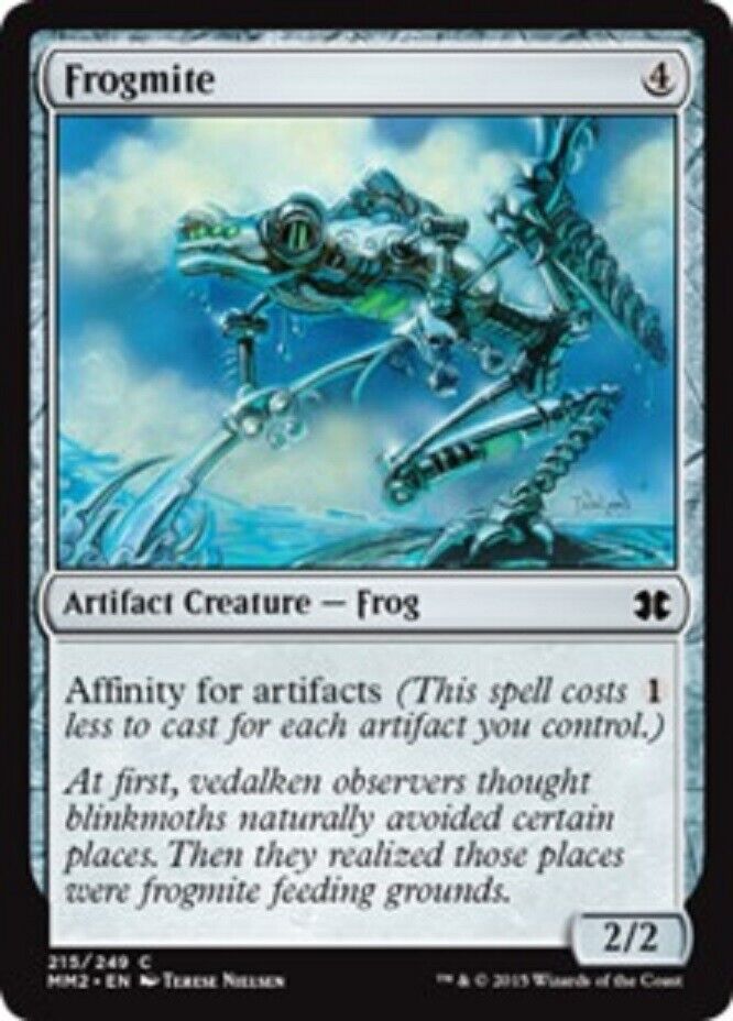 MTG MTG 1x Frogmite MM2 Modern Masters 2015 frog Edition Card Magic The Gathering NM