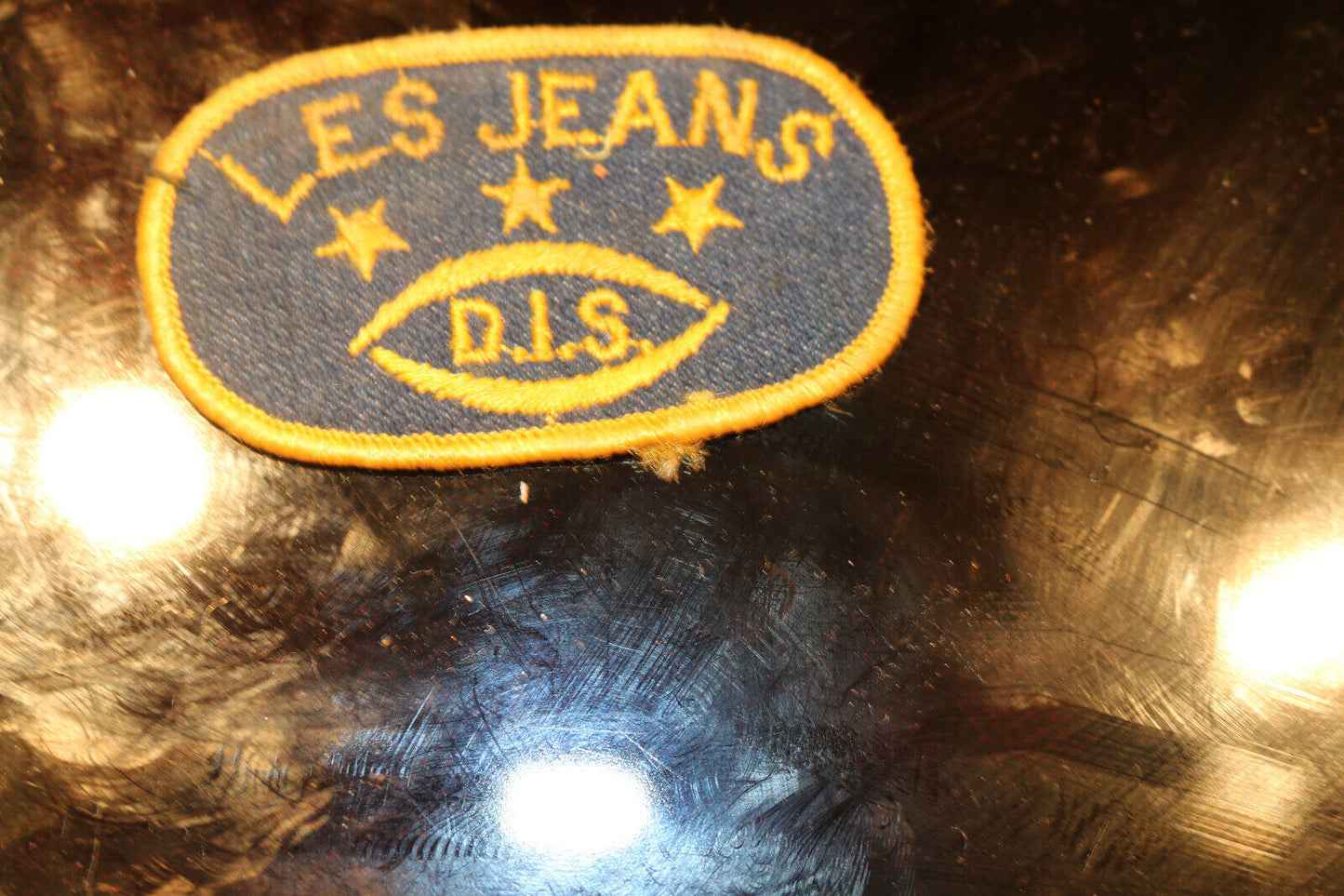 Vintage Shoulder Patche Souvenir Les Jeans D.I.S. 3 Stars