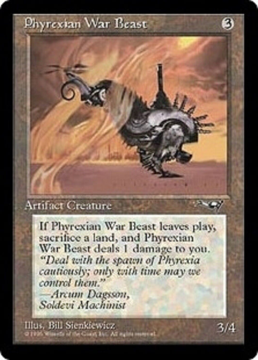 MTG MTG 1x Phyrexian War Beast (A) Alliances Magic the Gathering card