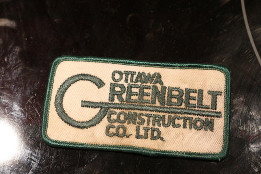 Vintage Shoulders Patches Souvenir  Greenbelt Ottawa Contruction