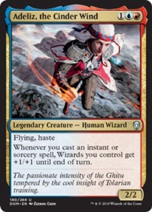 MTG Adeliz, the Cinder Wind Dominaria Unplayed NM card  MTG Magic Pauper