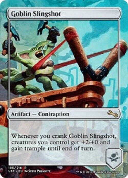 MTG MTG 1X  Goblin Slingshot NM Unstable cards Magic The Gathering