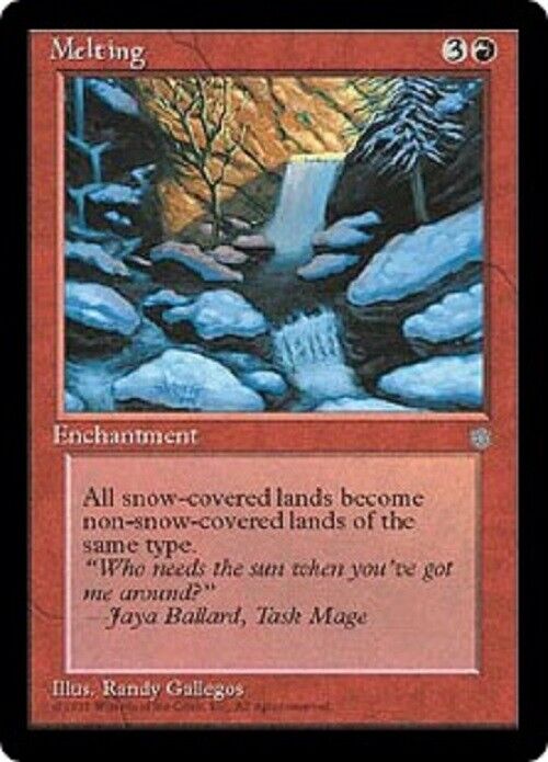 MTG Melting ICE  Age MTG Magic the Gathering card