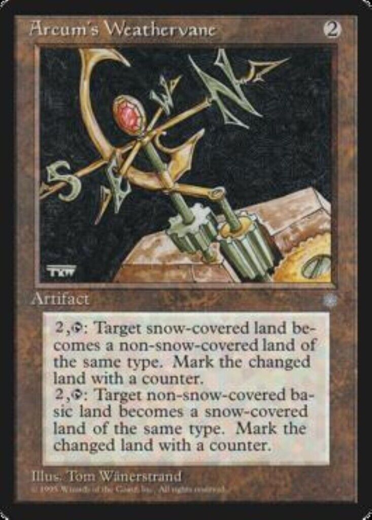 MTG MTG 1x Arcum's Weathervane Ice Age  Magic the Gathering