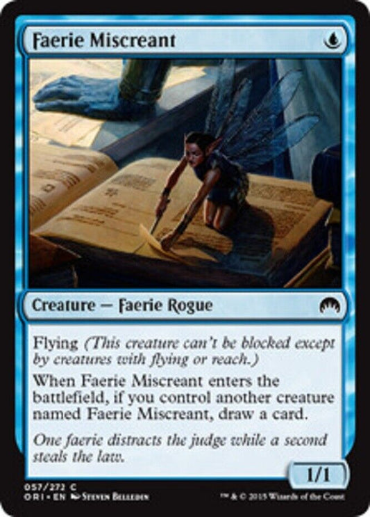 MTG 1x MTG Faerie Miscreant Magic Origins Card Magic the Gathering NM Pauper