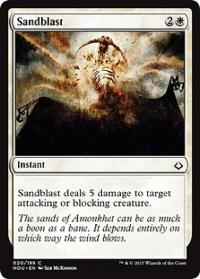 MTG MTG 4x Sandblast Hour of Devastation cards Magic The Gathering