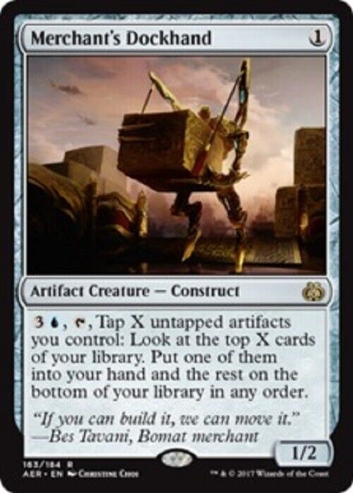 MTG MTG 1x  Merchant's Dockhand  Aether Revolt  Magic The Gathering card