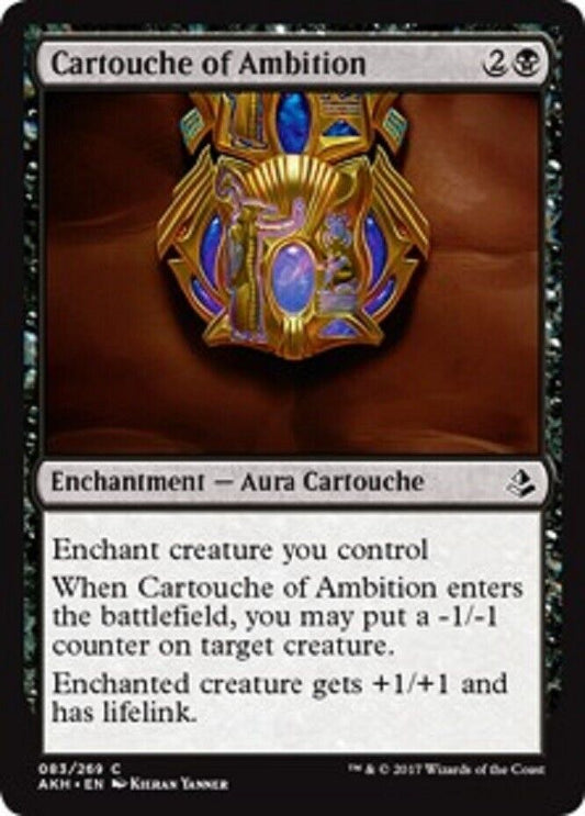 MTG MTG 4x   Cartouche of Ambition Amonkhet  cards Magic The Gathering