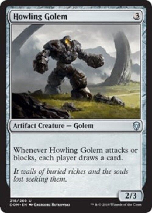 MTG 2x Howling Golem Dominaria Unplayed card NM MTG Magic Pauper