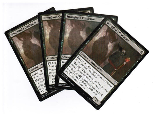 MTG MTG Stronghold Confessor X4 4x Magic the GAthering cards