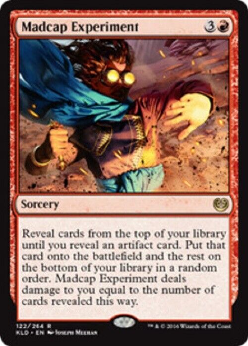 MTG MTG 1x  Madcap Experiment Kaladesh Card Magic The Gathering