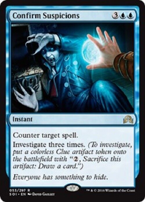 MTG 1x Confirm Suspicions Shadows over Innistrad Magic the Gathering card MTG