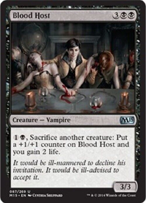 MTG MTG 1x Blood Host M15 Magic 2015 Core Set  Cards Magic The Gathering