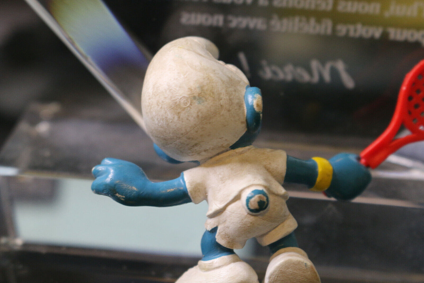 ✨ Vintage Smurf Tennis Player Figure Peyo 1978 Rare Schleich Pvc Toy Figurine ✨