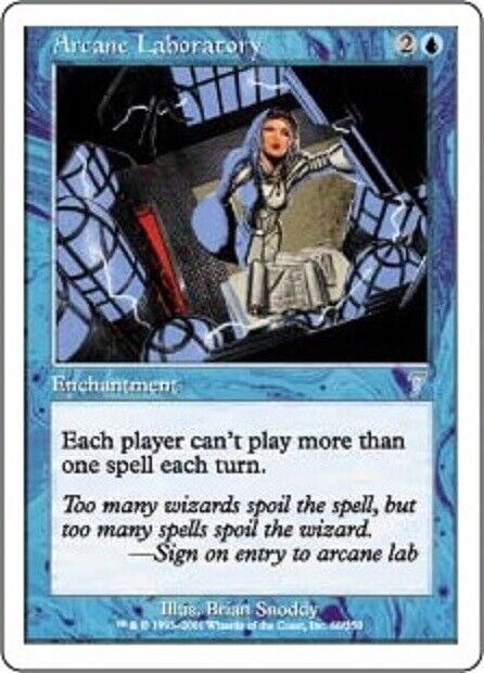 MTG Arcane Laboratory Seventh Edition  MTG Magic the gathering card 1x