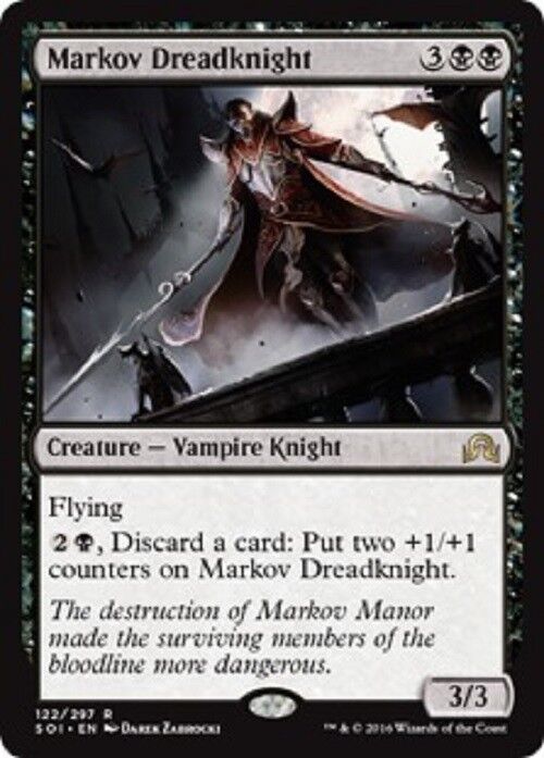 MTG Markov Dreadknight Shadows over Innistrad MTG NM Card Commander rare
