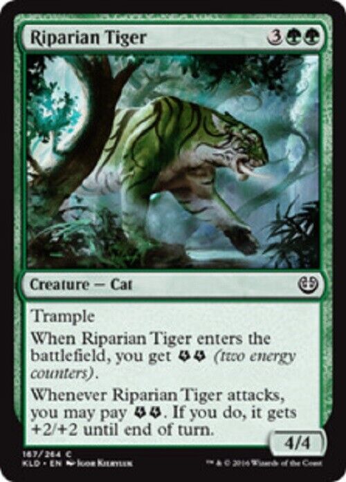 MTG MTG 4x Riparian Tiger Kaladesh Cards Magic The Gathering