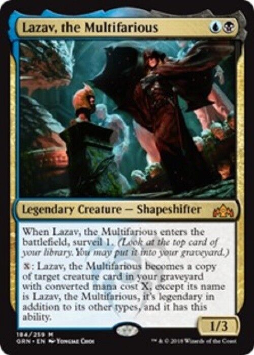 MTG 1x Lazav, the Multifarious Guilds of Ravnica NM Card MTG  Commander