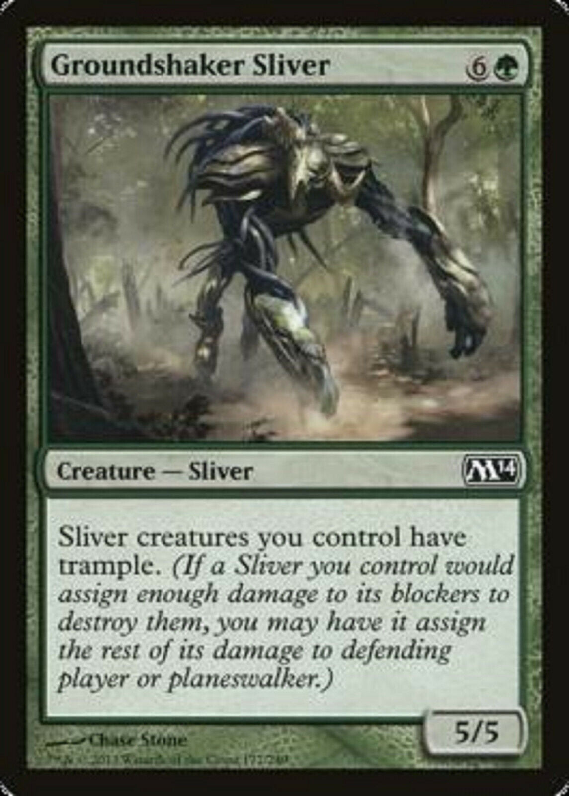 MTG MTG 4x Groundshaker Sliver Magic 2014 Core Set Cards Magic The Gathering