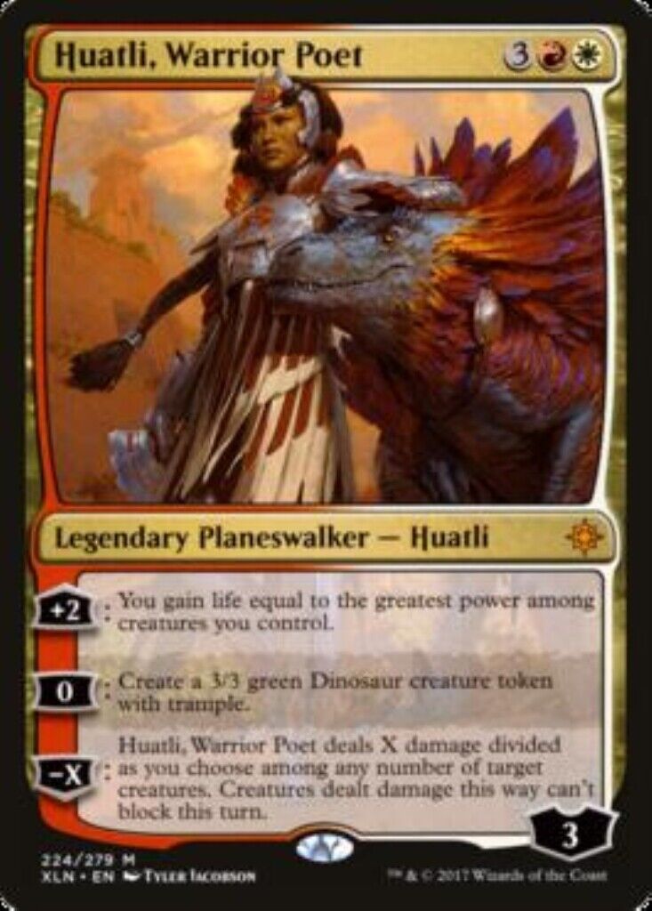 MTG 1x MTG Huatli, Warrior Poet Ixalan card Magic the Gathering